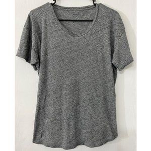Madewell Heather Gray Short Sleeve T Shirt Tee